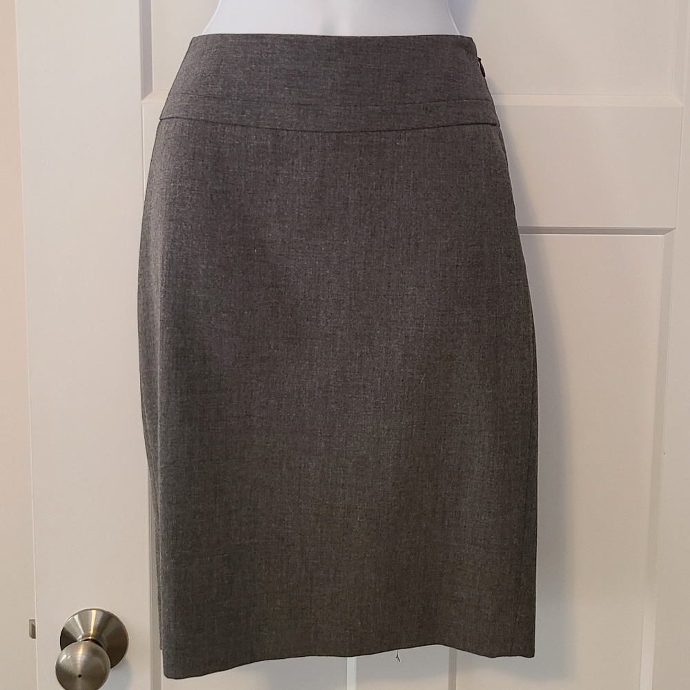 The Limited Gray Pencil Skirt